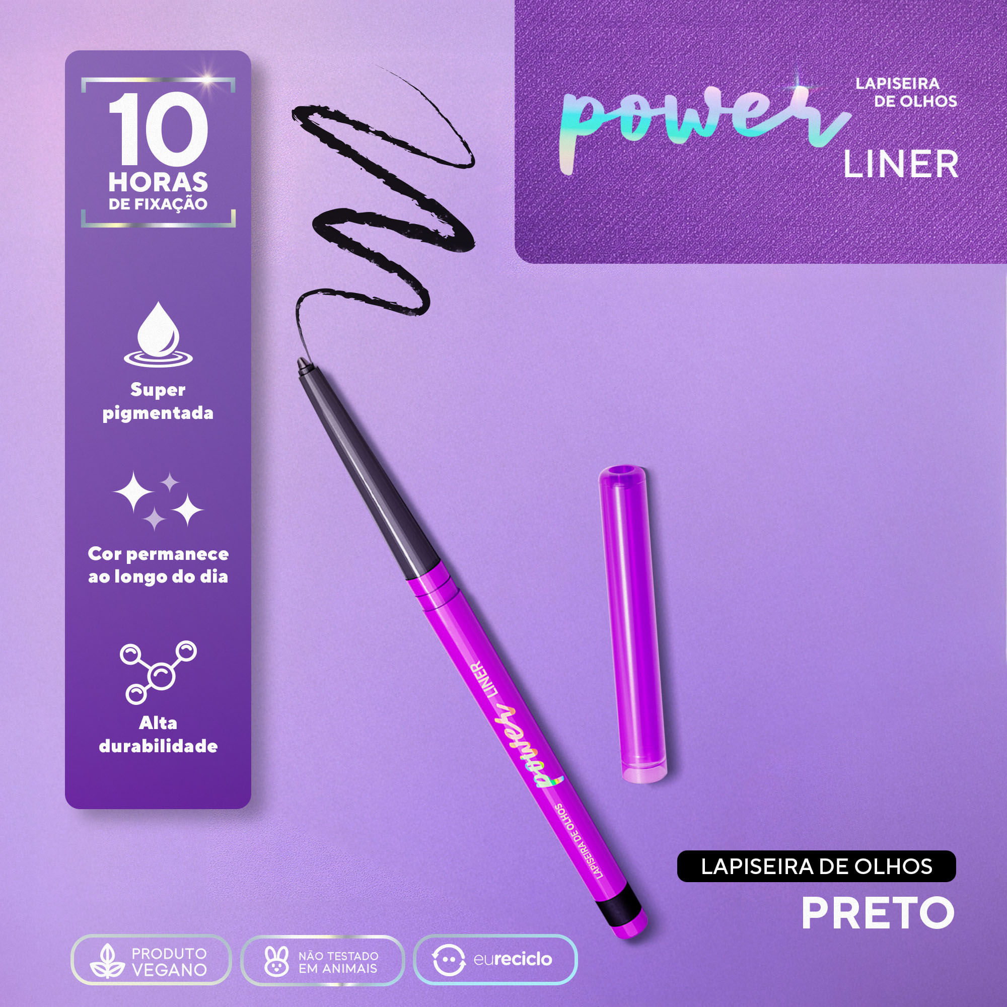 lamina-DaBelle Beauty_lapiseira-Power-Line-preto